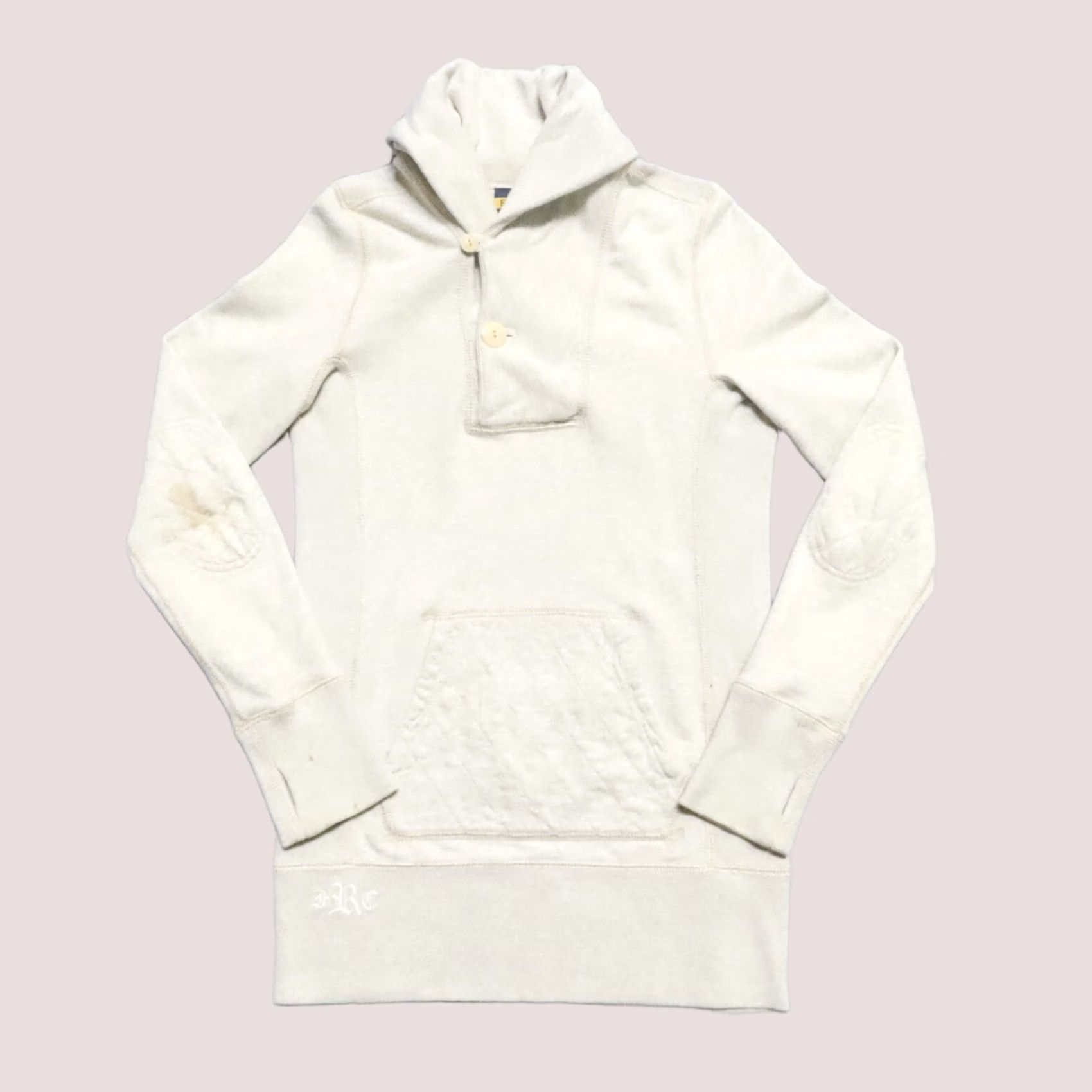 Ralph Lauren Vintage Rugby Ralph Lauren Shawl Collar Sweater Men S Size S Cream Pullover Size US S / EU 44-46 / 1 - 1 Thumbnail