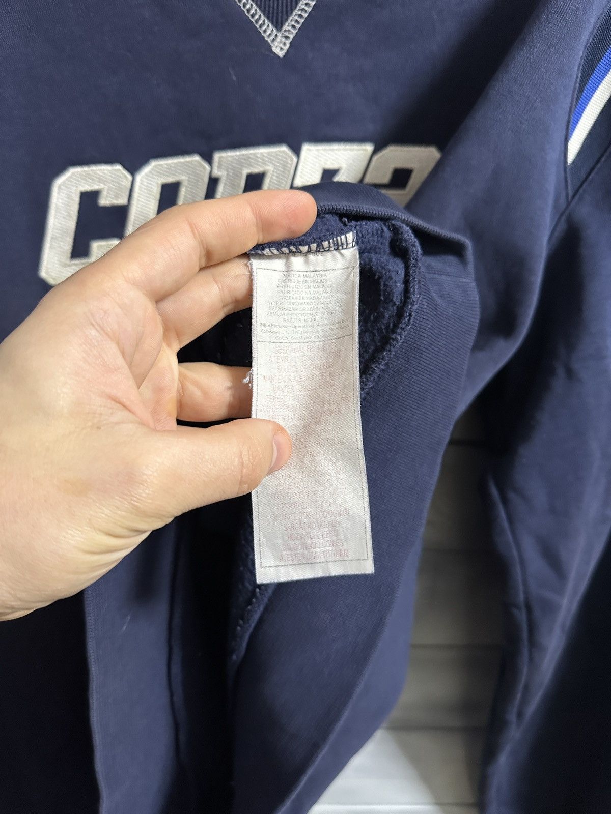 Nike Rare Vintage Sweatshirt Nike COR727 Small Swoosh Drill Y2K Size US XL / EU 56 / 4 - 13 Thumbnail