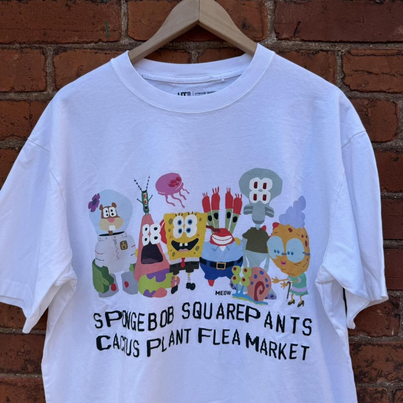 Uniqlo Uniqlo spongebob squarepants cactus plant flea market tshirt Size US L / EU 52-54 / 3 - 2 Thumbnail