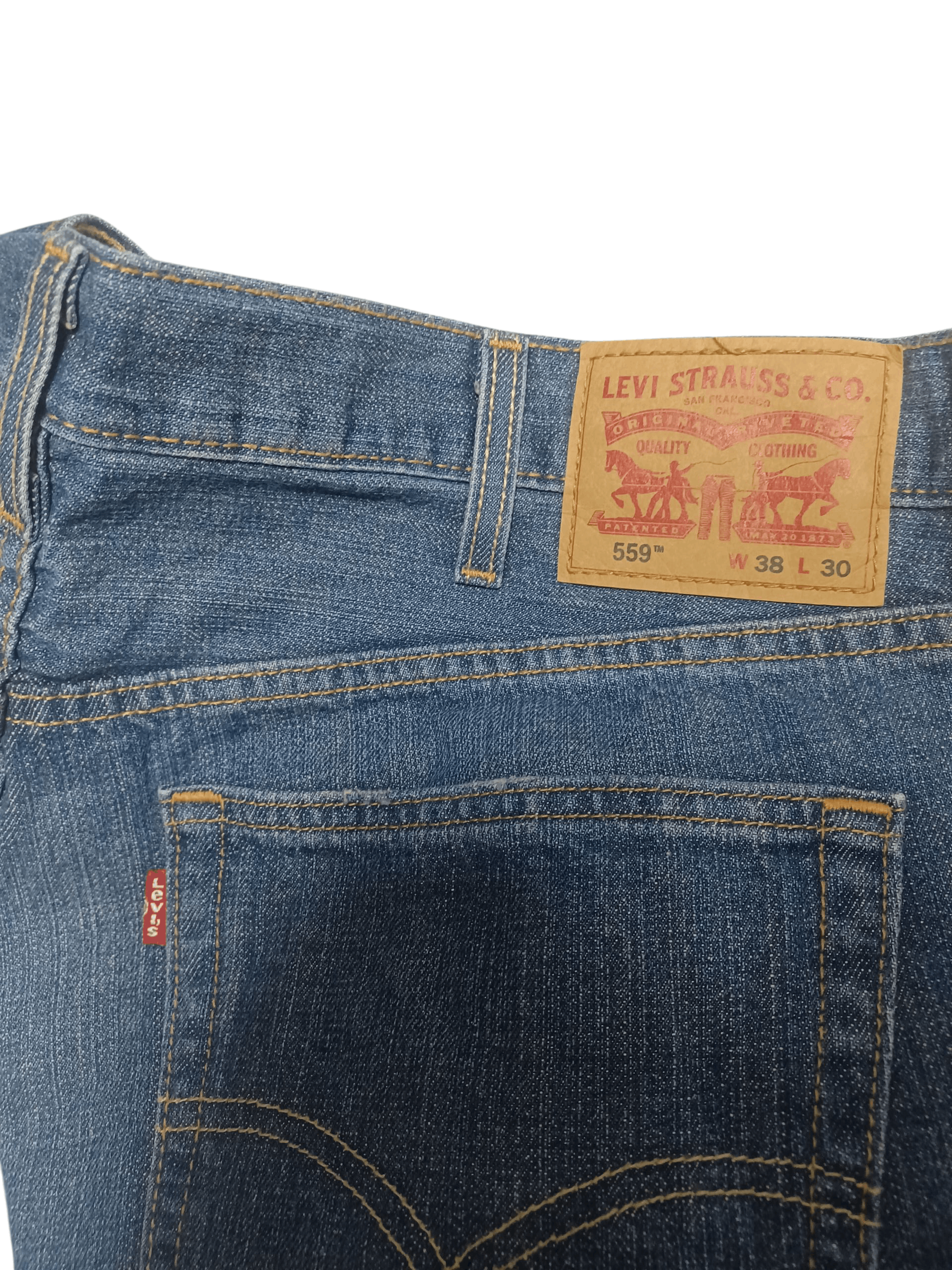 Levi's LEVIS 559 W38 L30 JEANS DENIM VINTAGE Size US 38 / EU 54 - 3 Thumbnail