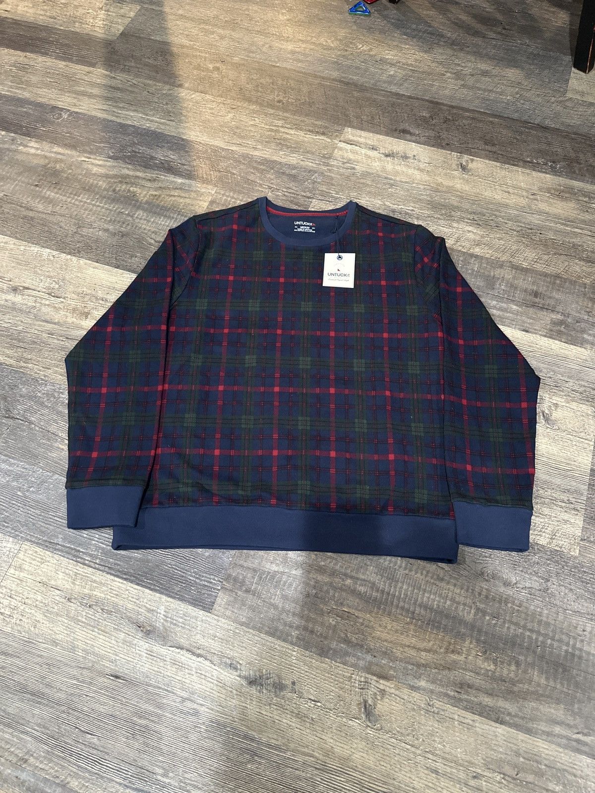UNTUCKit UNTUCKit Plaid Sweater Size US M / EU 48-50 / 2 - 1 Thumbnail