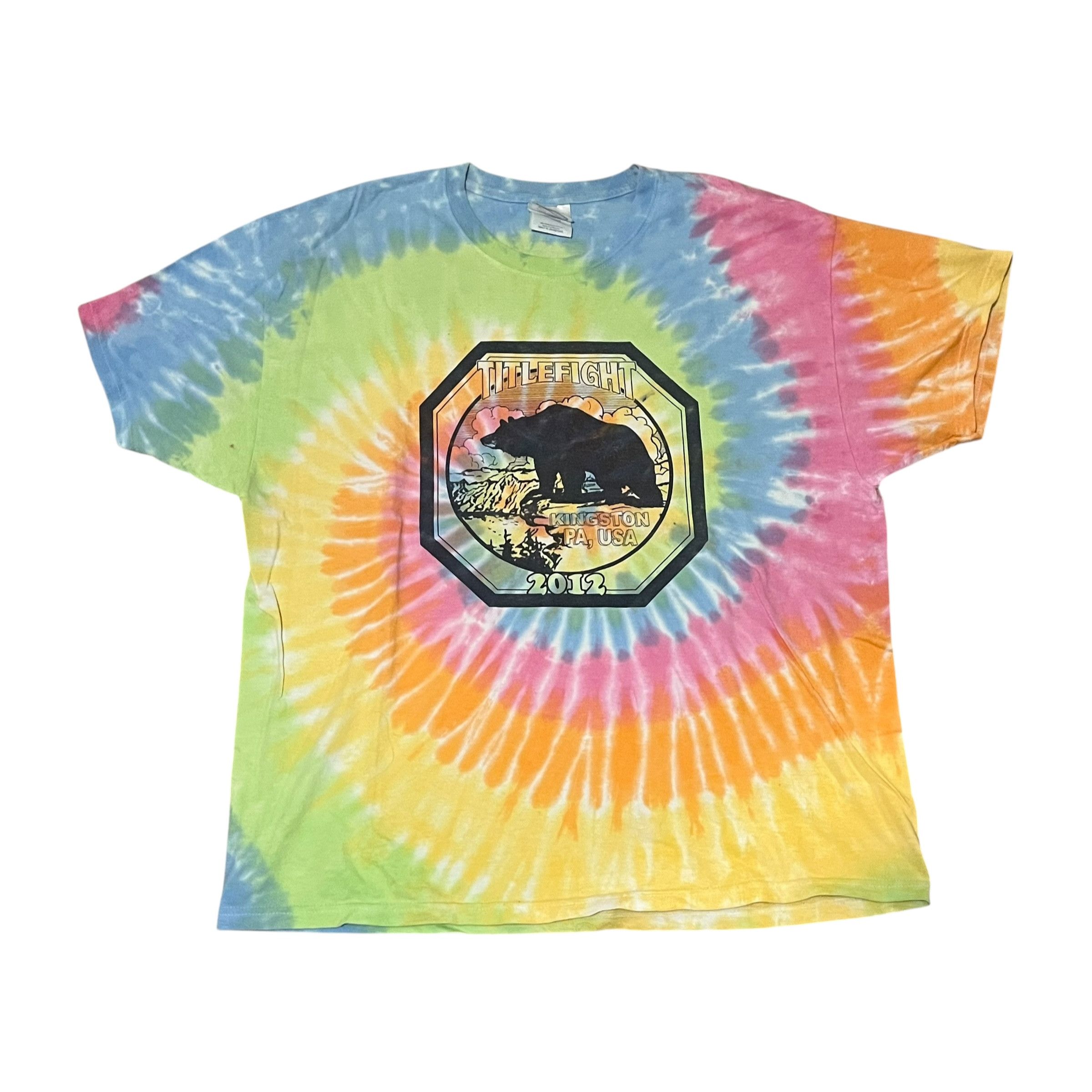 Title Fight Warped Tour 2012 Tie Dye T Shirt
