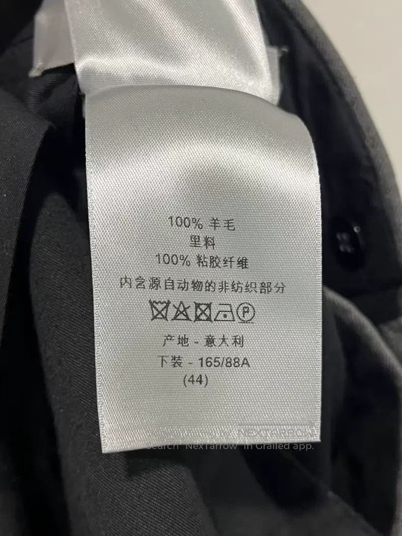 Dior Dior Gray Wool Slacks Size US 28 / EU 44 - 6 Thumbnail