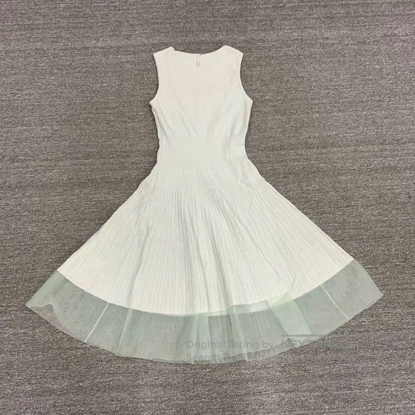 Dior sleeveless long dress by Dior in white. Size US 38 / EU 54 - 2 Thumbnail