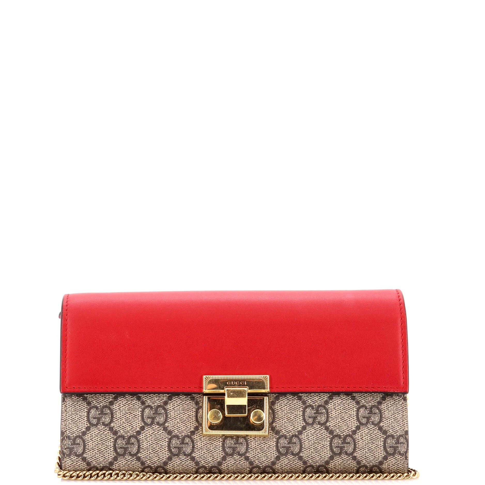 Gucci Padlock Continental Chain Wallet Size ONE SIZE - 1 Thumbnail