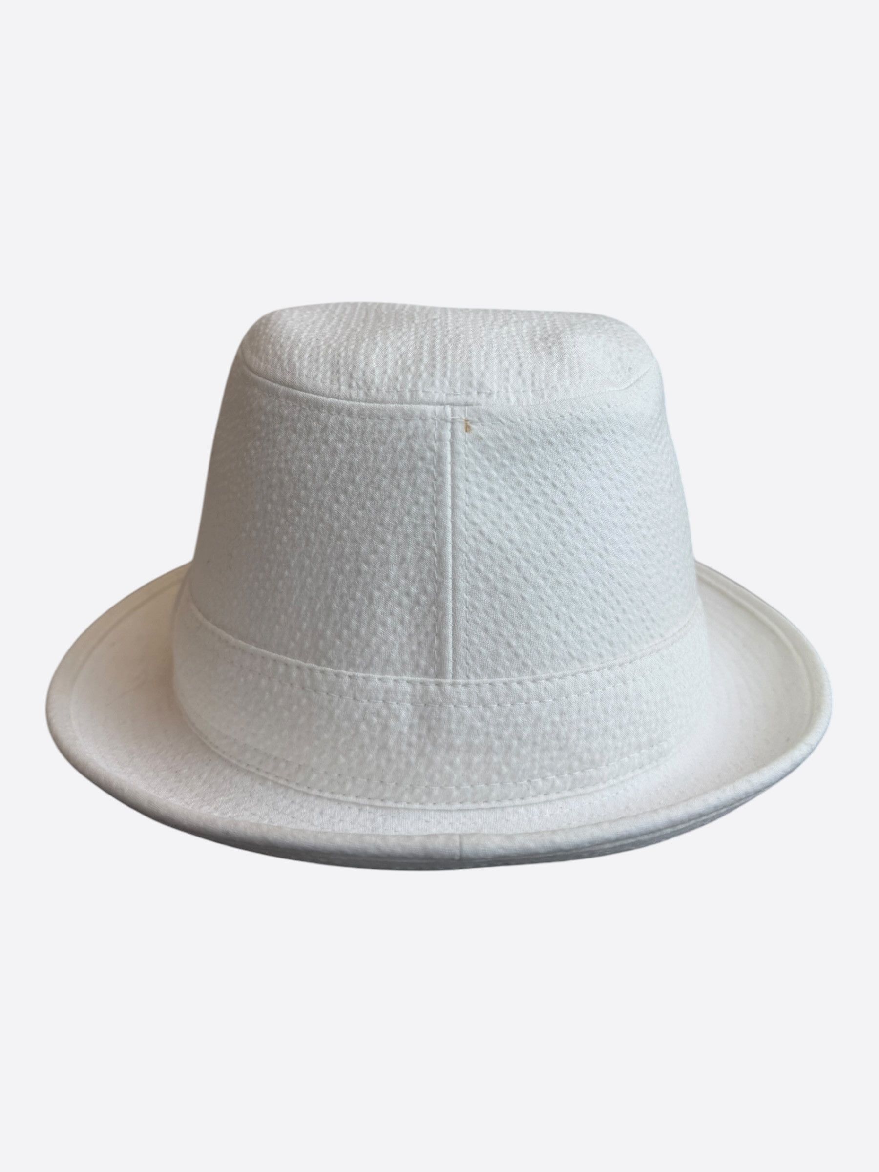 Hermes Hermes White Fedora Size ONE SIZE - 3 Thumbnail