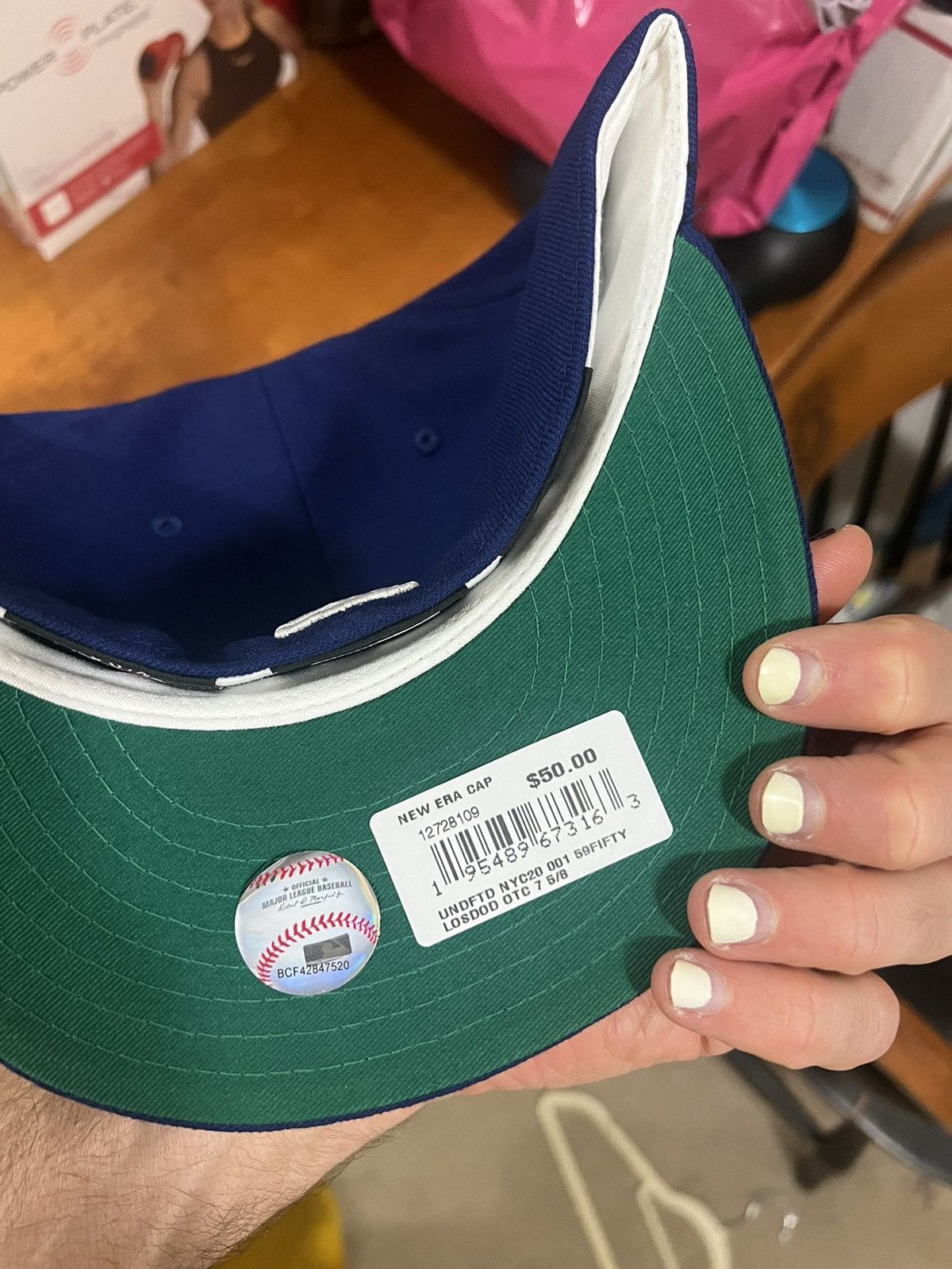 New Era × Undefeated New Era X Undefeated LA Dodgers fitted hat 7 5/8 Size ONE SIZE - 7 Thumbnail