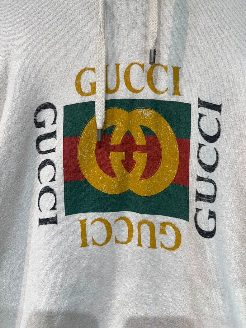 Gucci Gucci Vintage square logo hoodie 2502-Nextarrow Size US S / EU 44-46 / 1 - 5 Thumbnail