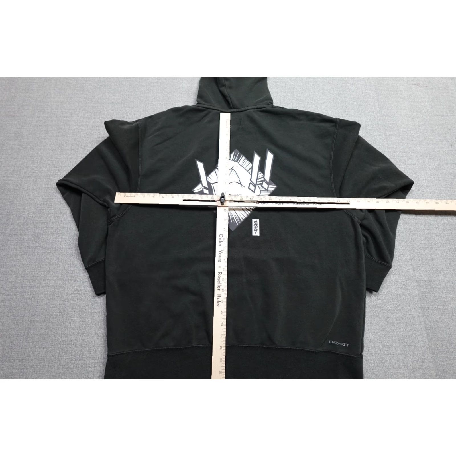 Jordan Brand Jordan Hoodie Mens XL Black Zion Williamson Jumpman Basketball Graphic Print Pullover Hooded Kangaroo Pocket Dri-FIT Fleece Size US XL / EU 56 / 4 - 6 Thumbnail