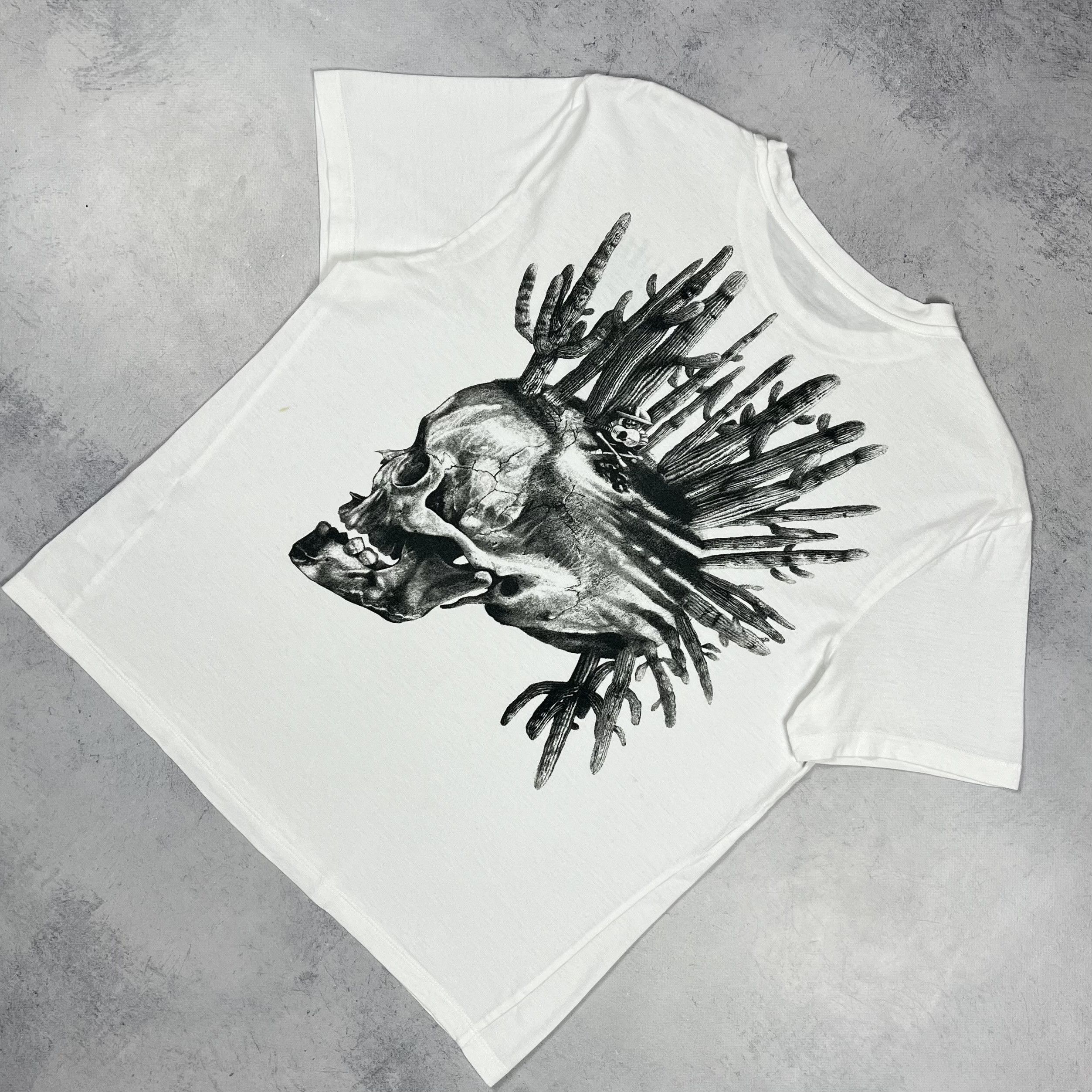 Allsaints AllSaints Forsaken Skull Art Big Logo Oversize Fit T Shirt Size US XS / EU 42 / 0 - 1 Thumbnail