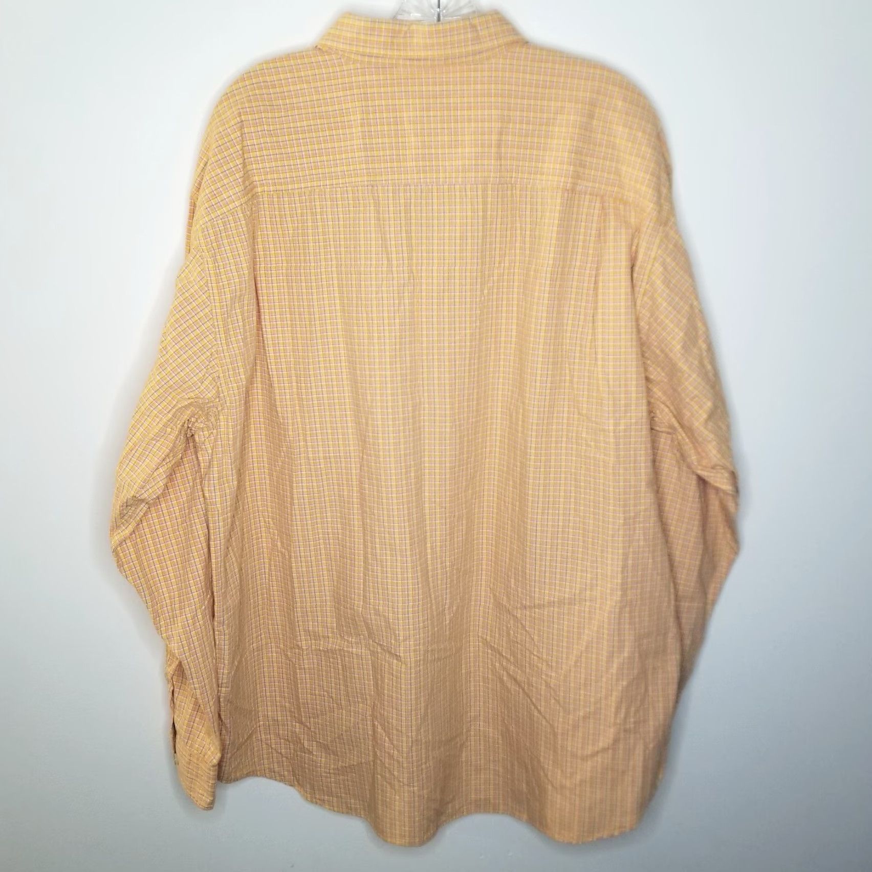 Vintage VINTAGE BKE Division Plaid Button-Up Shirt Mens XL Long Sleeve Orange NWT Size US XL / EU 56 / 4 - 4 Thumbnail