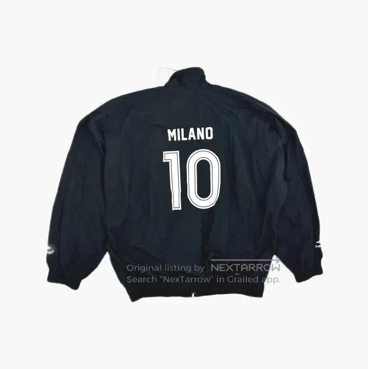Balenciaga Balenciaga Black Printed Zip Collar Long Sleeve Jacket. Size US L / EU 52-54 / 3 - 2 Thumbnail