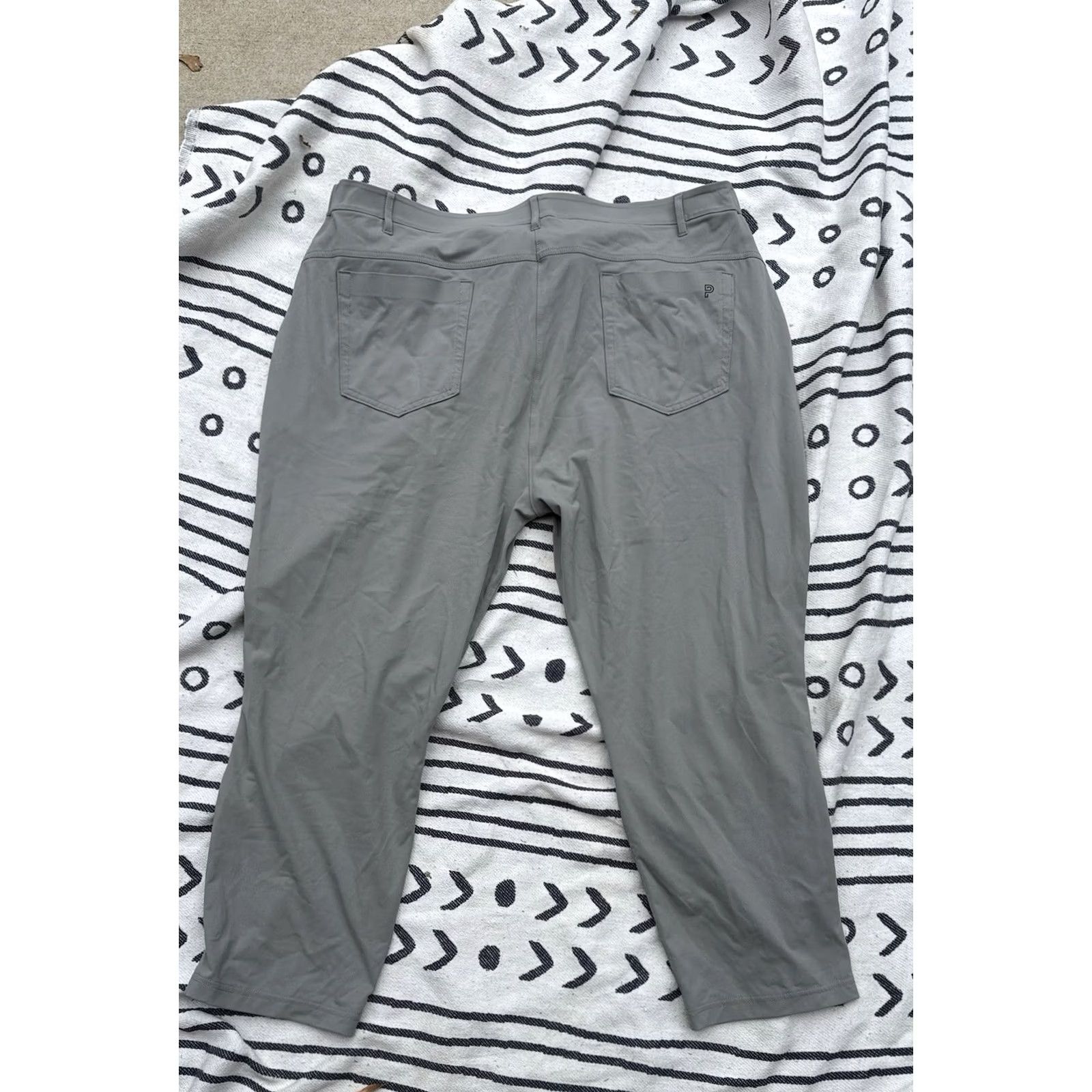 Vintage Public Rec Daymakers Pants Mens 44/28 Gray Chino Pockets Drawstring Performance Seasonal Pants Mens Size US 44 / EU 60 - 3 Thumbnail