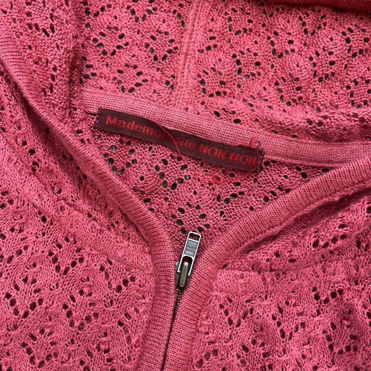 Issey Miyake MADEMOISELLE NON NON Knit Women Zip Up Hoodie Size M / US 6-8 / IT 42-44 - 6 Thumbnail