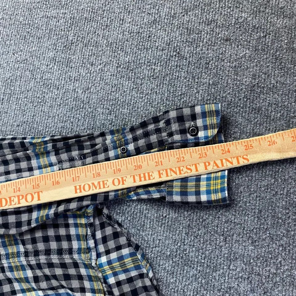 The Rail The Rail Shirt Men's Medium Check Button Down Flannel Cotton Size US M / EU 48-50 / 2 - 8 Thumbnail