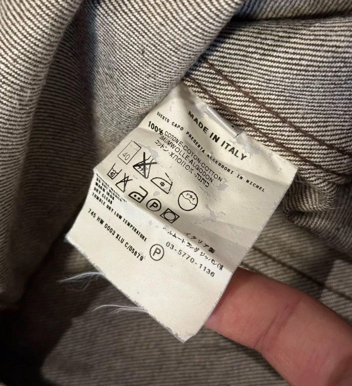 Helmut Lang Helmut Lang 90's Vintage denim jacket 2412-Nextarrow Size US M / EU 48-50 / 2 - 4 Thumbnail