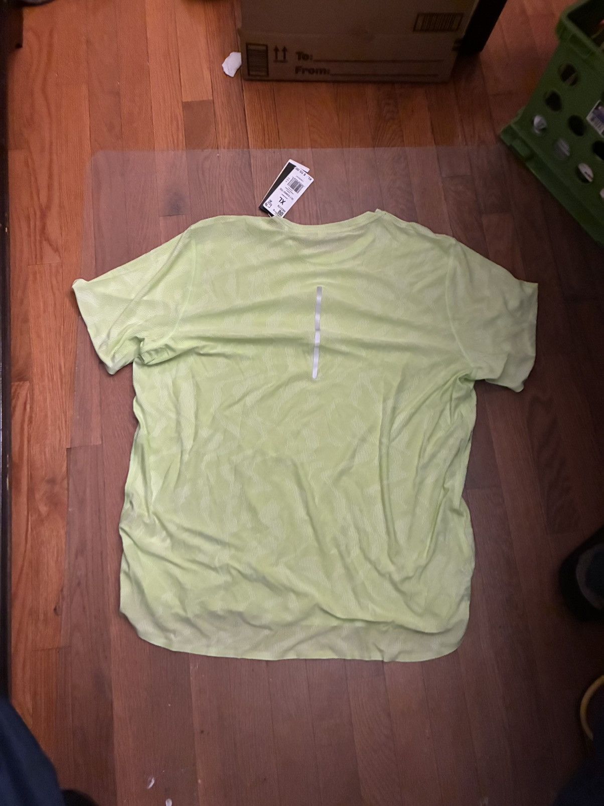 Adidas Adidas lime green running t-shirt Size XL #running Size US XL / EU 56 / 4 - 2 Thumbnail
