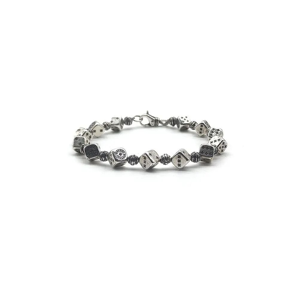 Chrome Hearts Chrome Hearts Silver Dice Cross Bracelet Size ONE SIZE - 3 Thumbnail