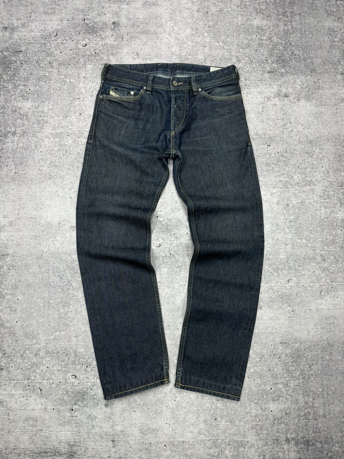 Diesel Vintage Diesel 90’s Y2K Style Classic Dark Blue Jeans Pants Size US 31 - 2 Thumbnail