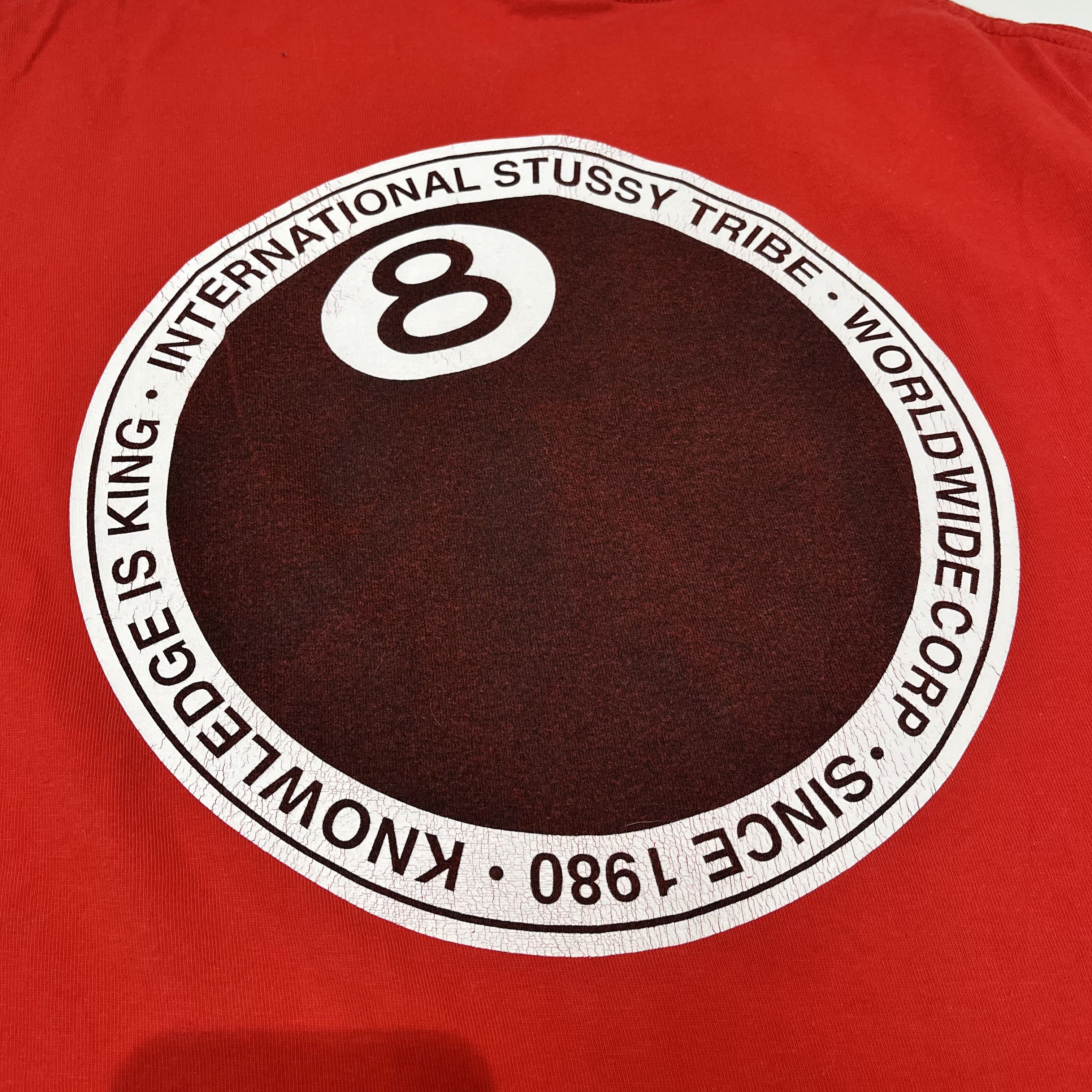 Stussy Stussy 8 Ball Dot Tee Red Size US M / EU 48-50 / 2 - 4 Thumbnail