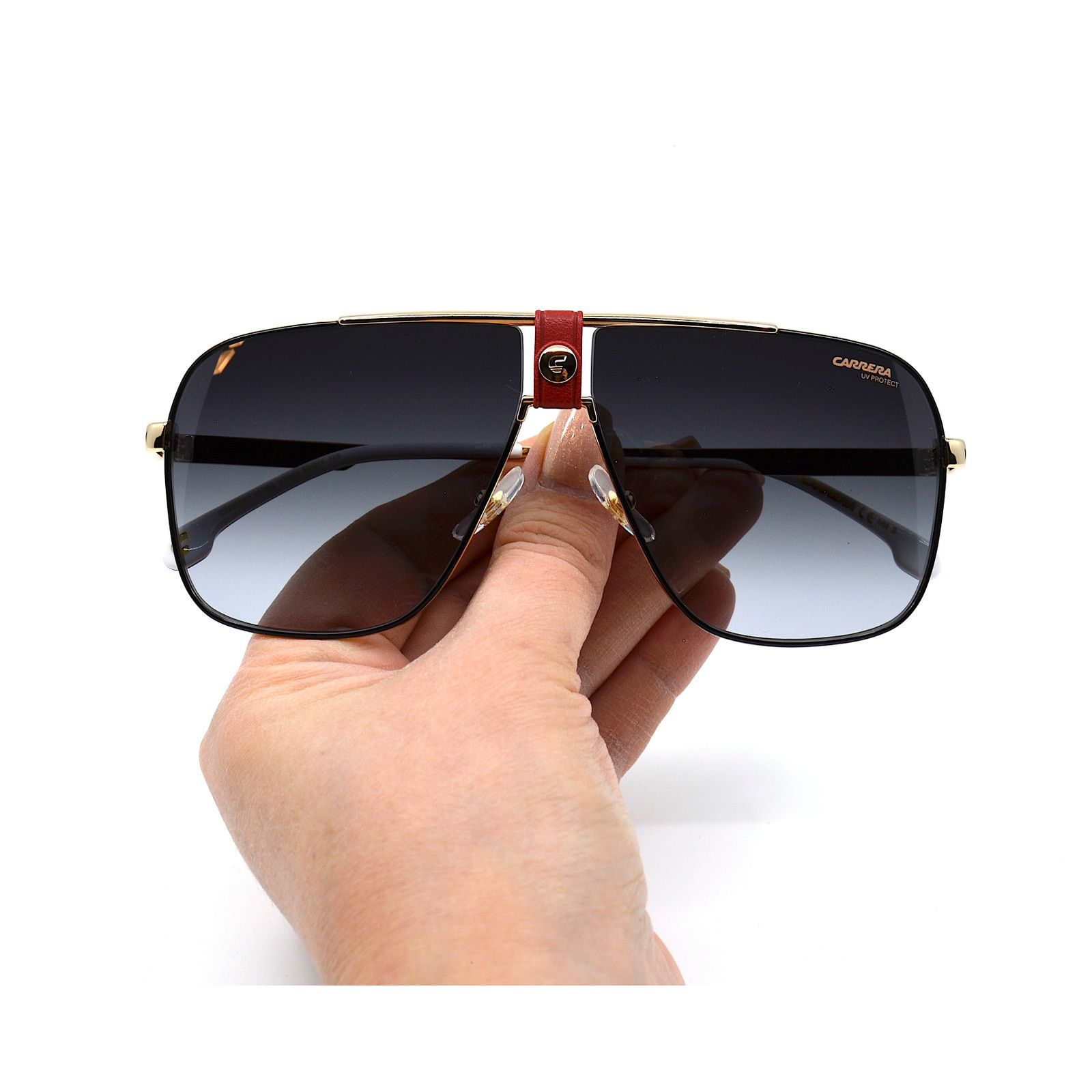 Carrera NEW CARRERA 1018/S BLACK/GOLD GREY GRADIENT SUNGLASSES Size ONE SIZE - 9 Thumbnail