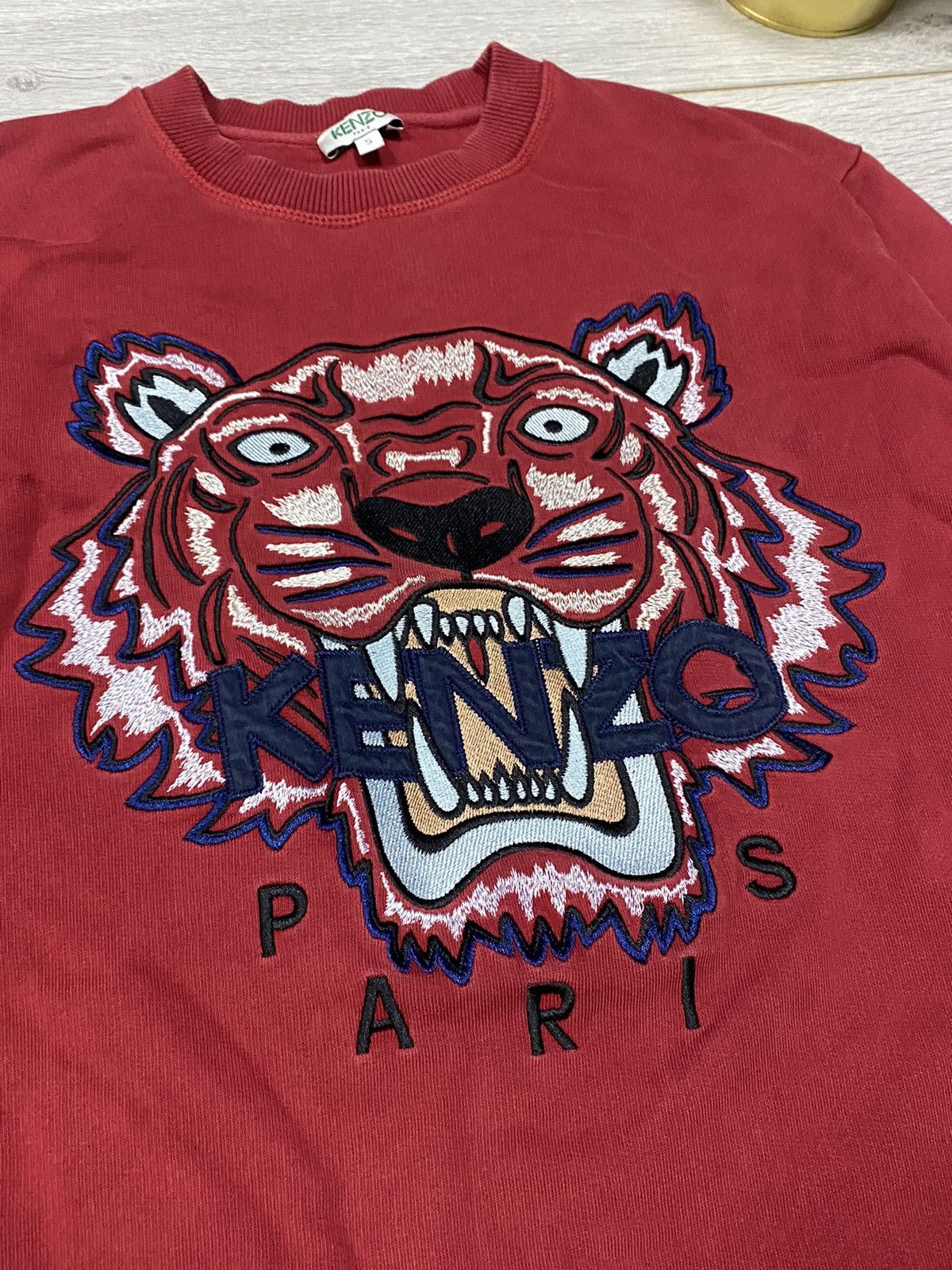 Kenzo Kenzo Paris tiger 🐯 big logo sweatshirt Size US S / EU 44-46 / 1 - 2 Thumbnail