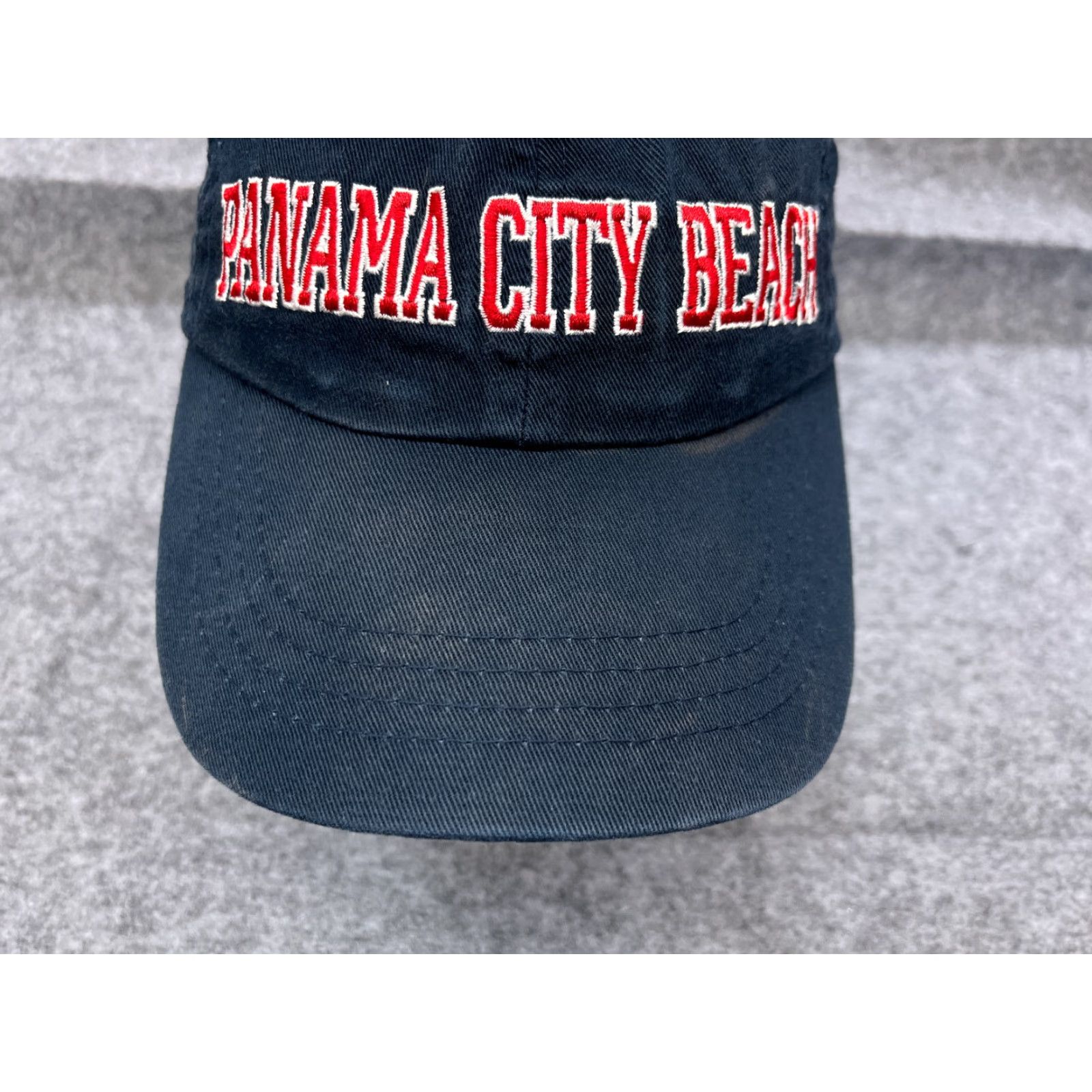 Vintage Marco Destin Hat Strap Back Adult One Size Blue Cotton Beach Size ONE SIZE - 3 Thumbnail