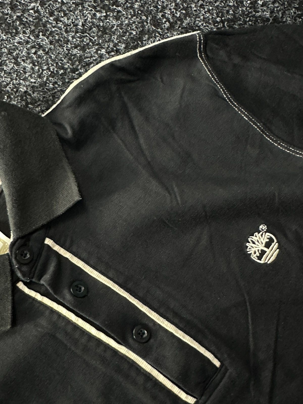 Timberland × Vintage 🚨 RARE TIMBERLAND SMALL LOGO RUGBY POLO LONG SLEEVE Y2k Size US M / EU 48-50 / 2 - 5 Thumbnail
