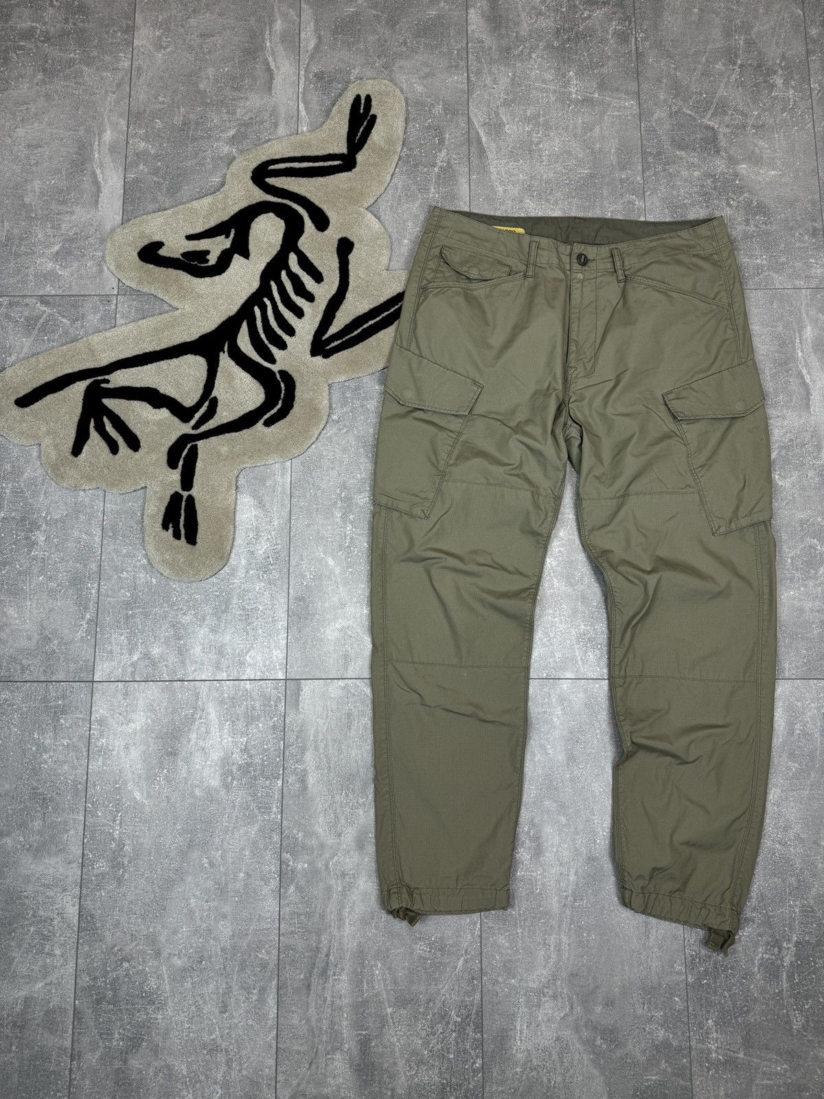 G-Star Mens Vintage G Star Raw cargo pants ROVIC TAPERED jeans Size US 34 / EU 50 - 1 Thumbnail