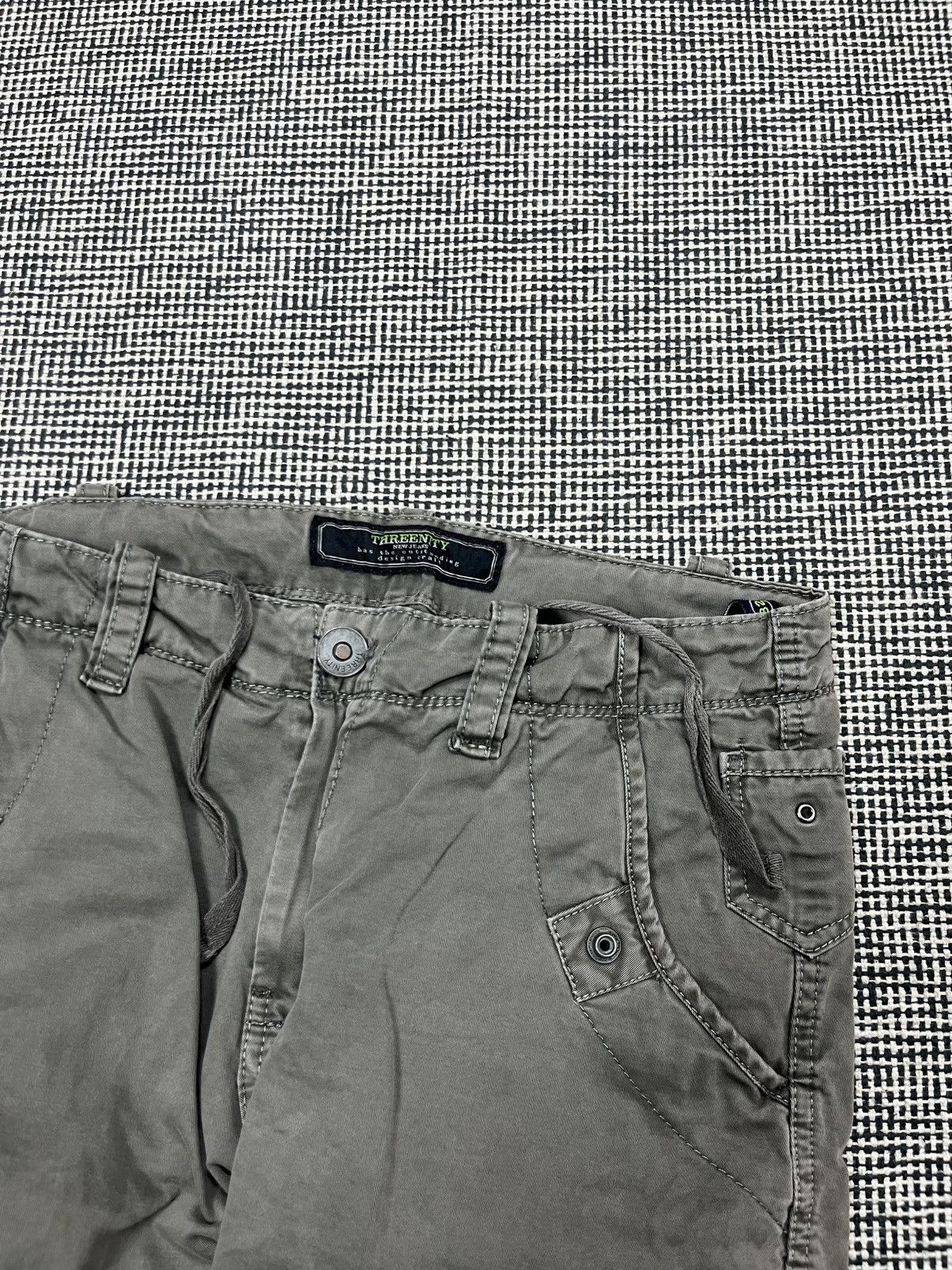 Japanese Brand × Vintage y2k washed cargo pants threenity Japanese brand Size US 32 / EU 48 - 3 Thumbnail