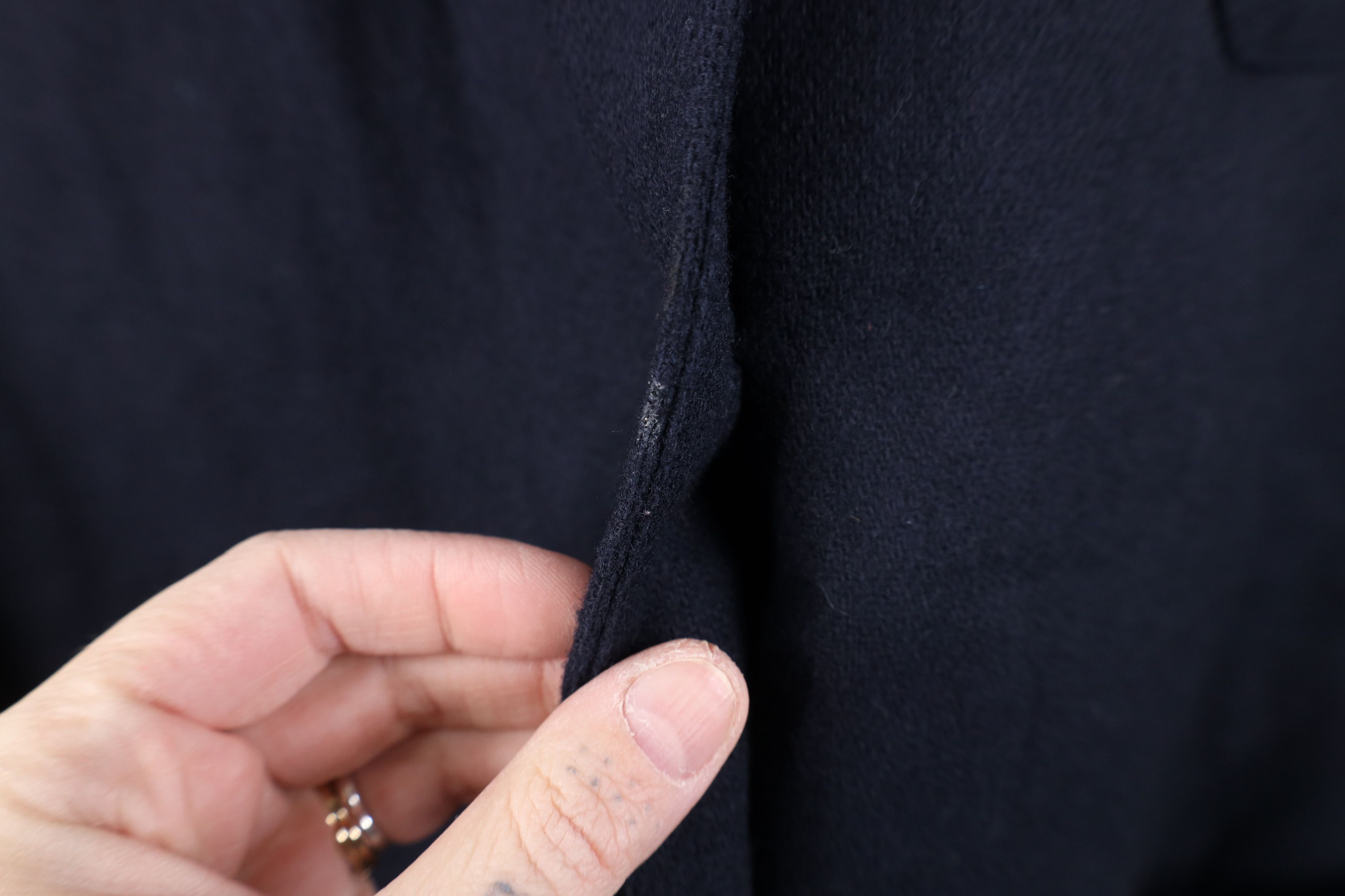 Vintage Vintage 90s Lane Bryant Button Collared Jacket Navy Blue Size XXL / US 16-18 / IT 52-54 - 4 Thumbnail