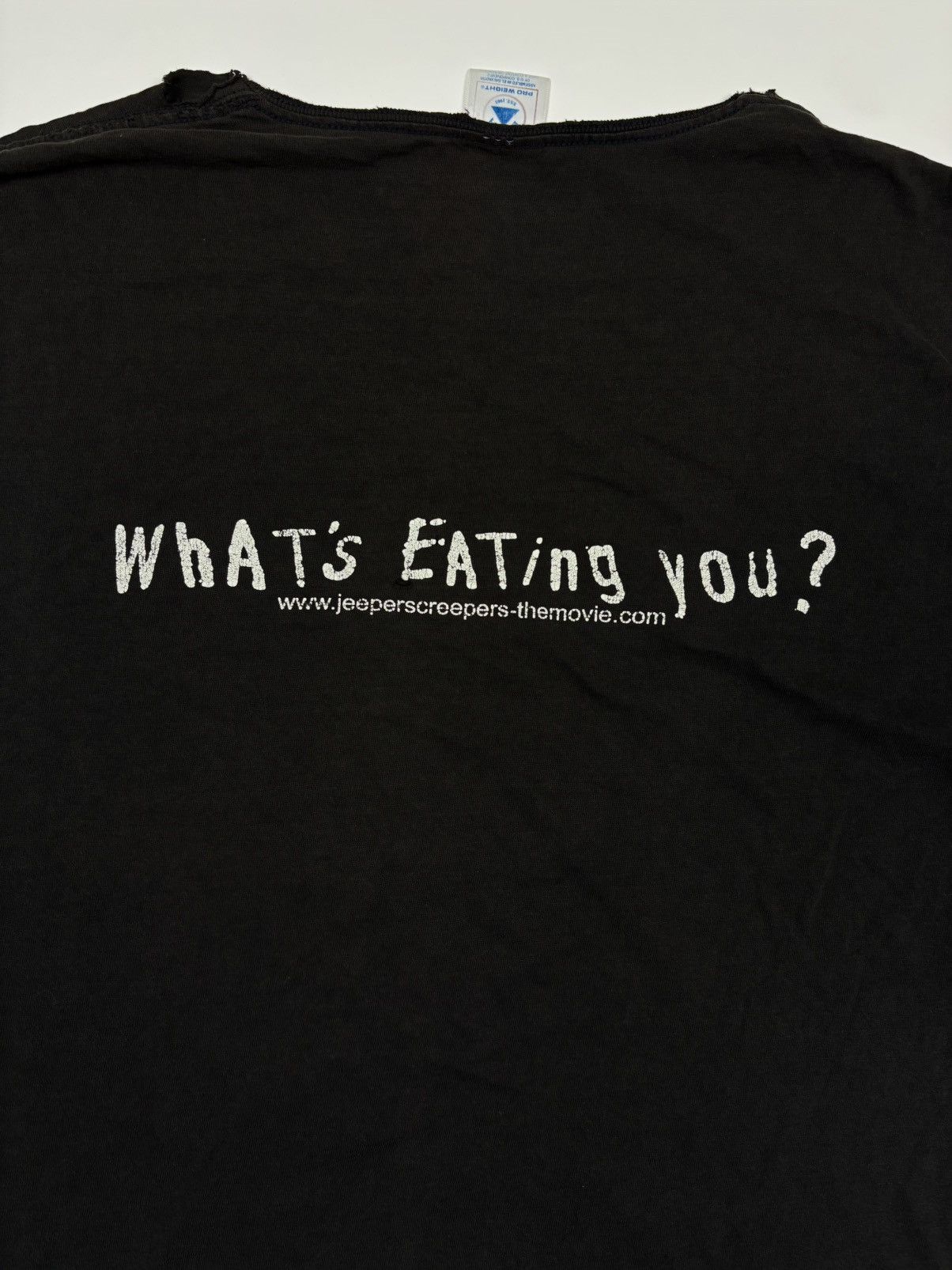 Vintage 2001 Jeepers Creepers Vintage Promo Tee – What’s Eating You? Size US L / EU 52-54 / 3 - 4 Thumbnail
