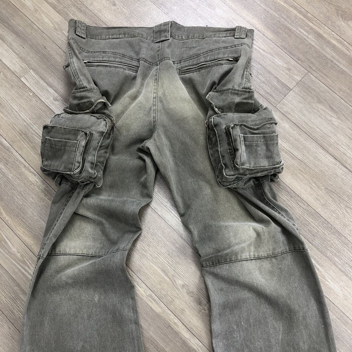 If Six Was Nine × Japanese Brand 2000's All Out Hysteric Glamour Style Bondage Flared Pants Size US 33 - 10 Thumbnail