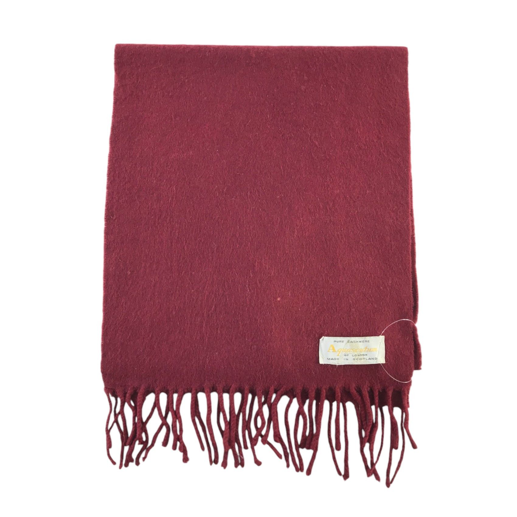 Aquascutum × Vintage Aquascutum Scarf / Muffler / Neckwear - WW2163 Size ONE SIZE - 2 Thumbnail
