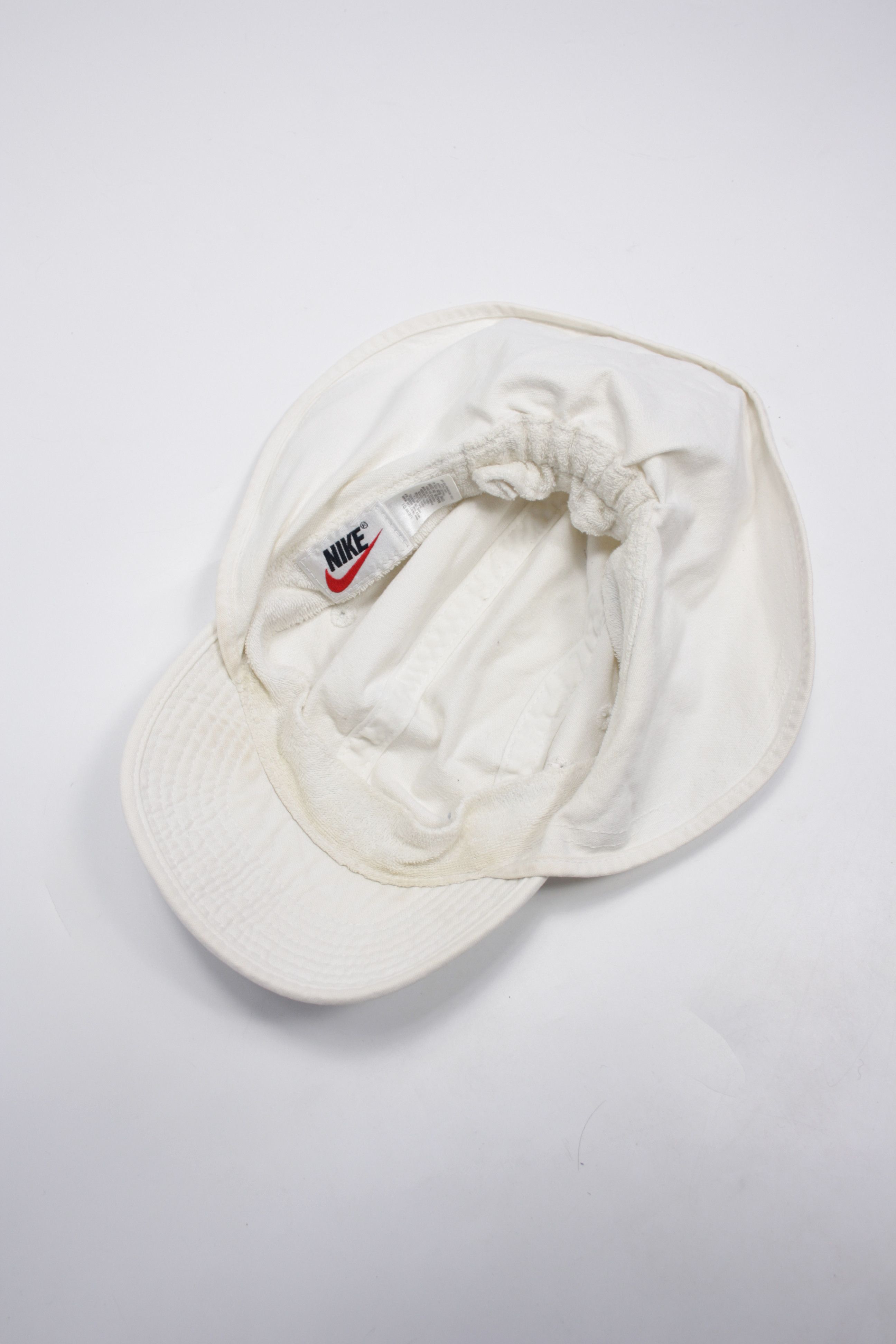 Nike × Vintage Nike 90s Vintage Neck Cover Short Bill Cotton Cap Hat Size ONE SIZE - 6 Thumbnail