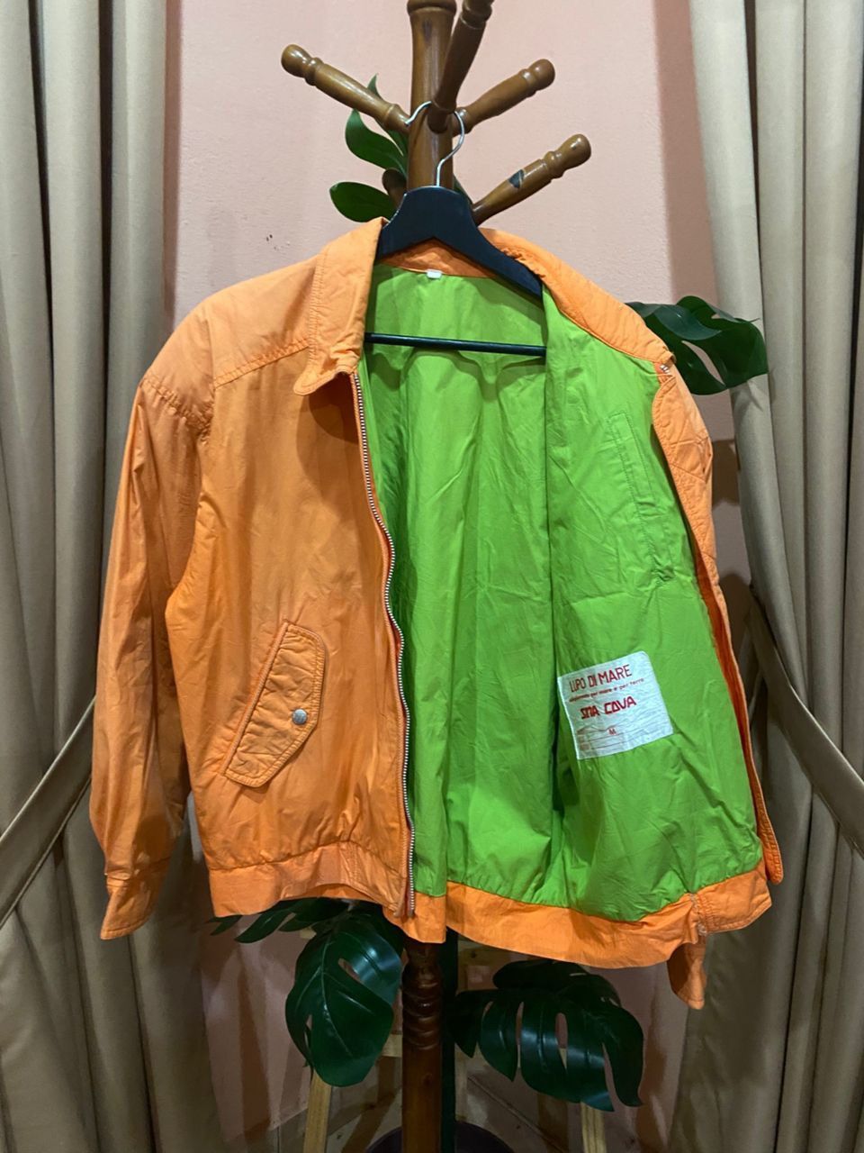 Japanese Brand VINTAGE 90S LUPO DI MARE SINA COVA BOMBER JACKET Size US M / EU 48-50 / 2 - 8 Thumbnail