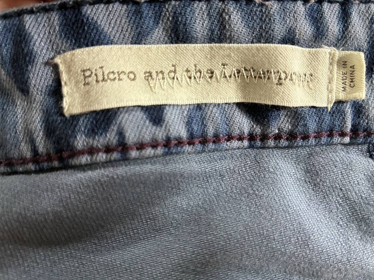 Other Pilcro and the Letterpress Mid Rise Skinny Denim Jeans Sz 0 Size 25" / US 0 / IT 36 - 6 Thumbnail