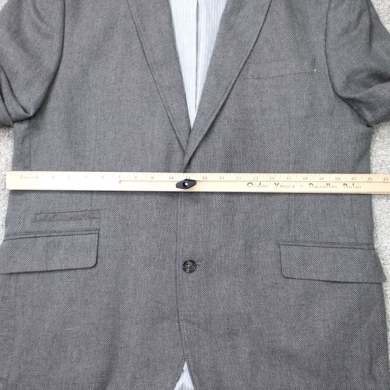Joseph Abboud Joseph Abboud Blazer Mens 2XL Gray Linen/Cotton 2 Button Sports Jacket Blazer Mens 2XL Gray Linen/Cotton 2 Button Sports Jacket Size 48R - 7 Thumbnail