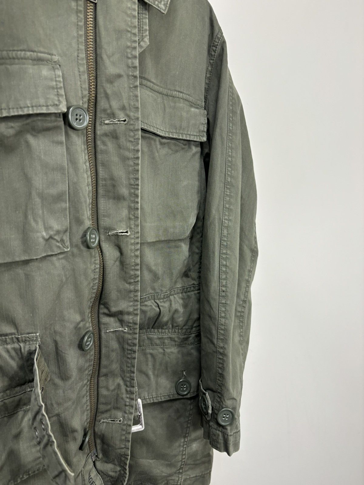 Nigel Cabourn Nigel Cabourn Utility Multipocket Belted Military Jacket Size US S / EU 44-46 / 1 - 14 Thumbnail