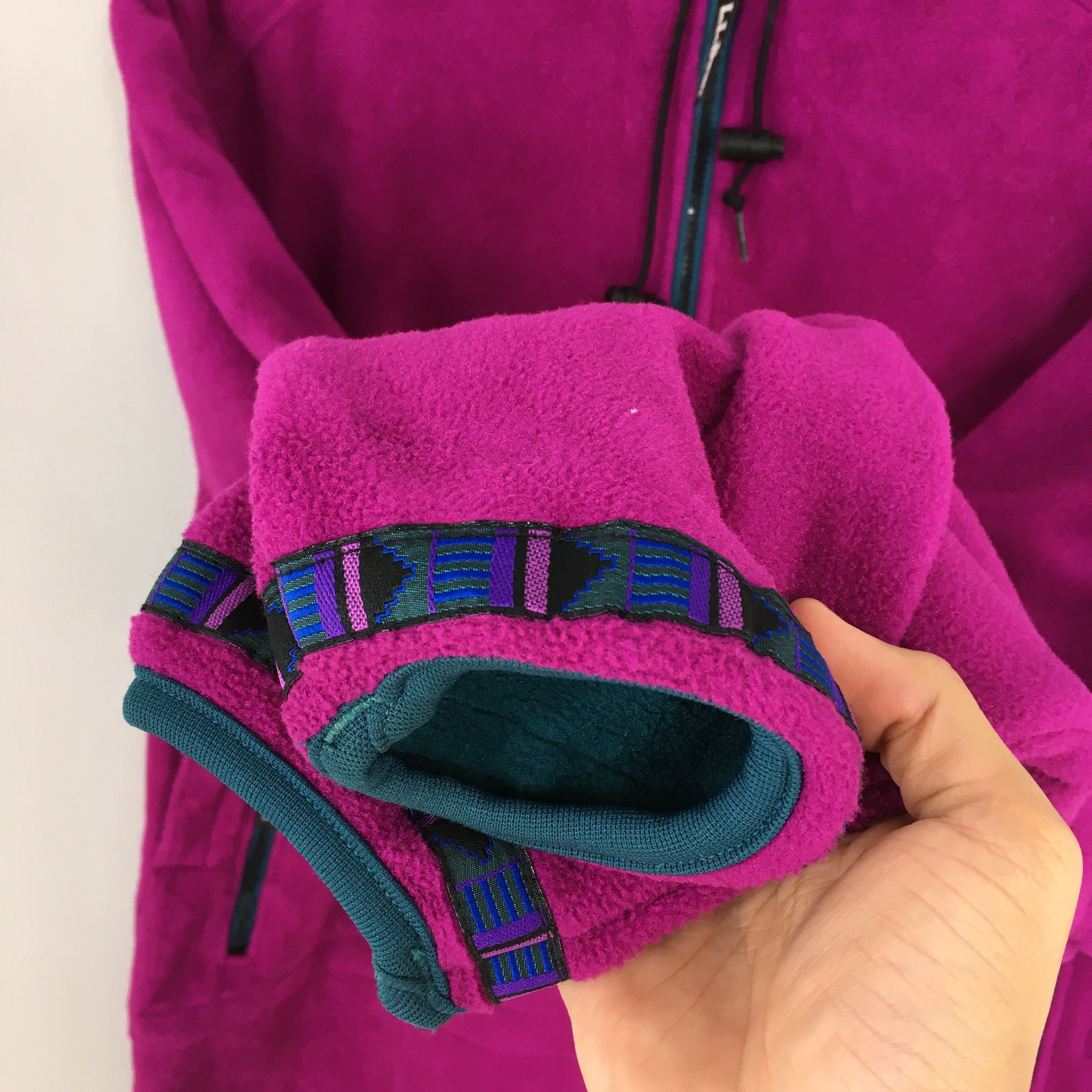 L.L. Bean Vintage LL Bean Magenta Polartec Fleece Sweater Medium Size US M / EU 48-50 / 2 - 5 Thumbnail