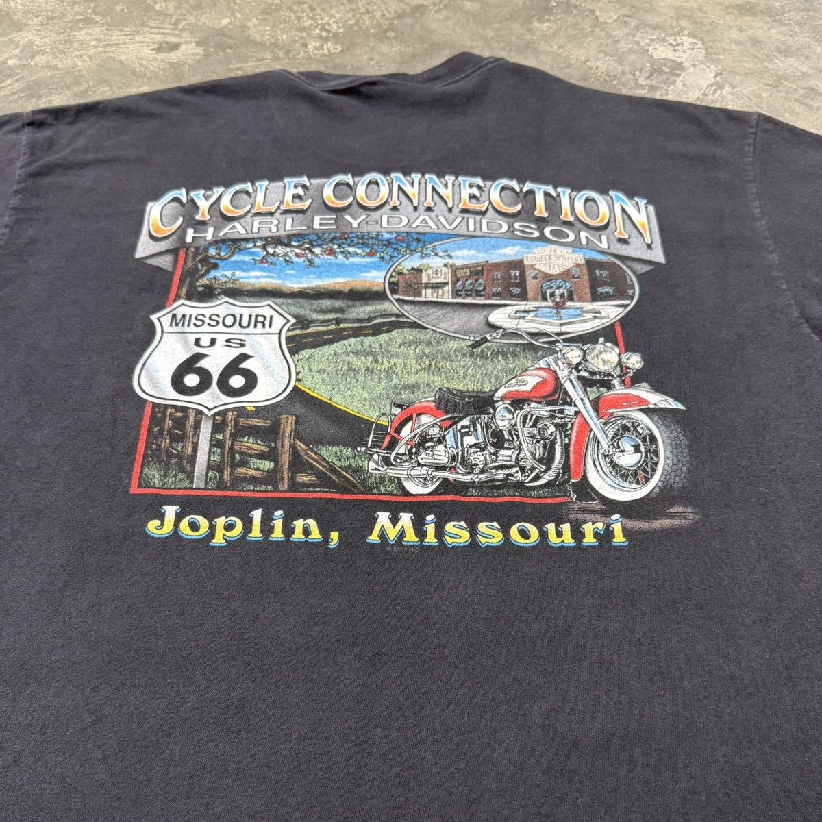 Harley Davidson Vintage Harley Davidson USA Made Biker Graphic T-Shirt XL Size US XL / EU 56 / 4 - 5 Thumbnail