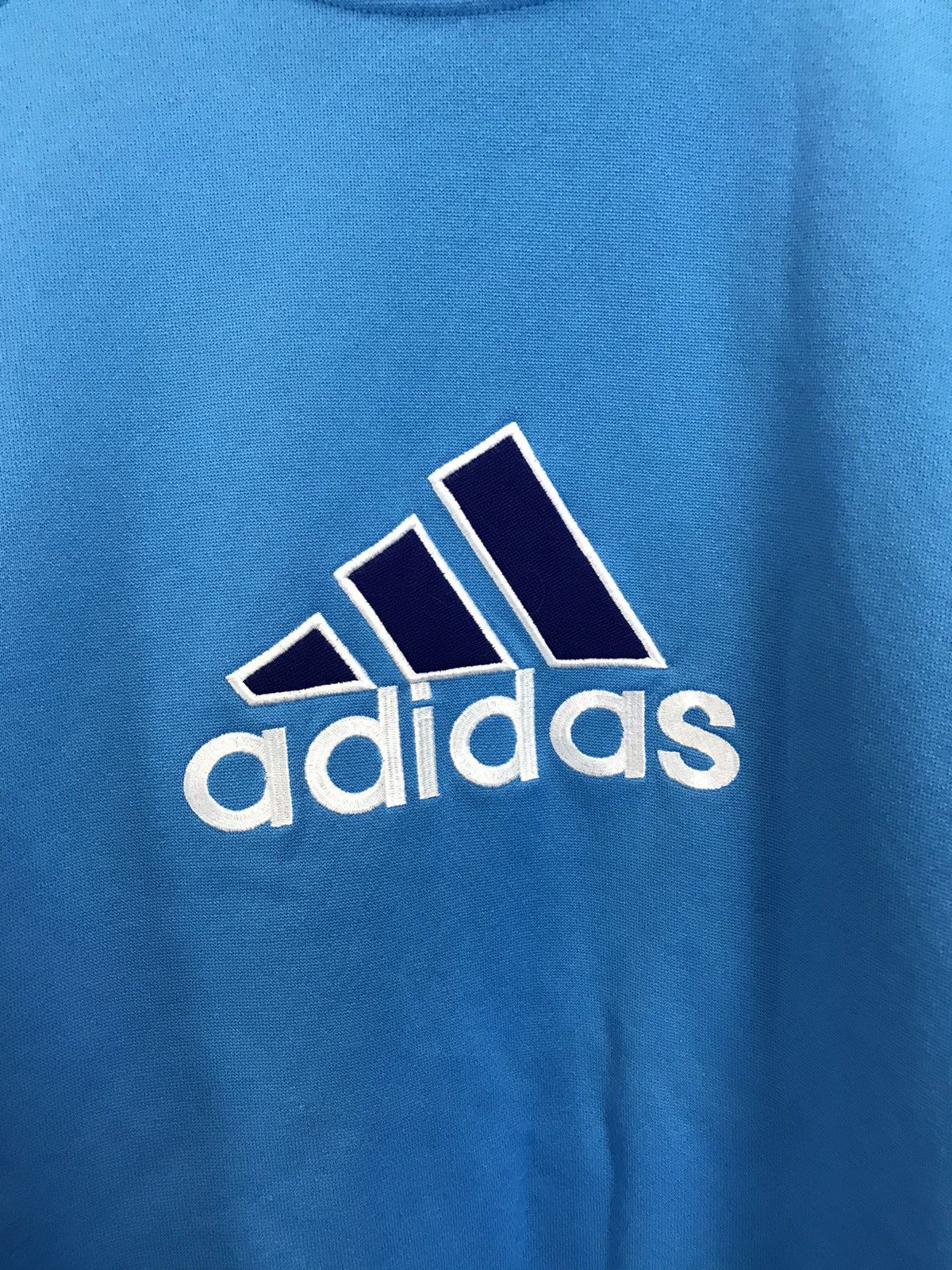 Adidas Adidas vintage big center logo sweatshirt Size US XL / EU 56 / 4 - 3 Thumbnail