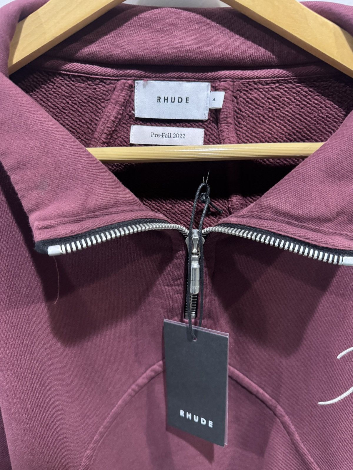 Rhude Quarter Zip Sweater
