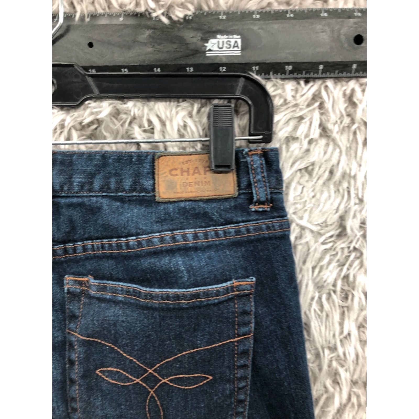 Chaps Chaps Jeans Bootcut Womens Size 6 Mid Rise Dark Wash Blue Denim Size 28" / US 6 / IT 42 - 6 Thumbnail