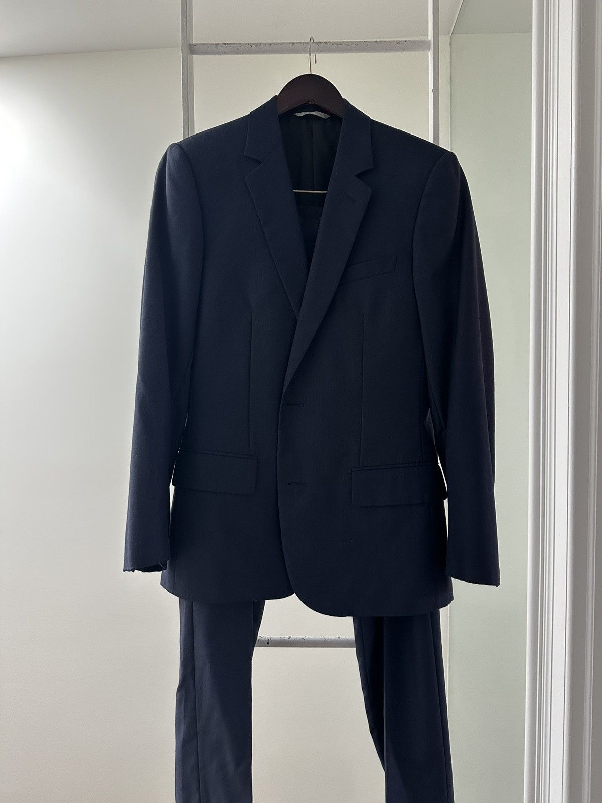 Dior Hedi Slimane Dior Suit Size 46S - 1 Thumbnail