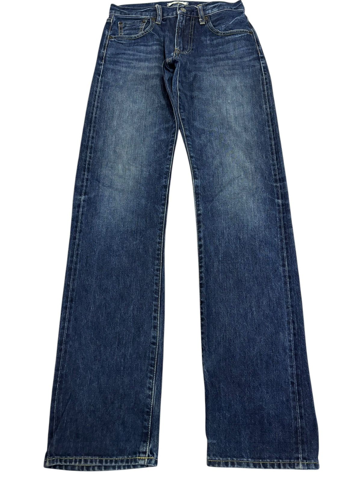 Japanese Brand × Kaihara Denim × Self Edge Vintage Uniqlo Selvedge Faded Blue Indigo Washed Jeans Size US 28 / EU 44 - 2 Thumbnail
