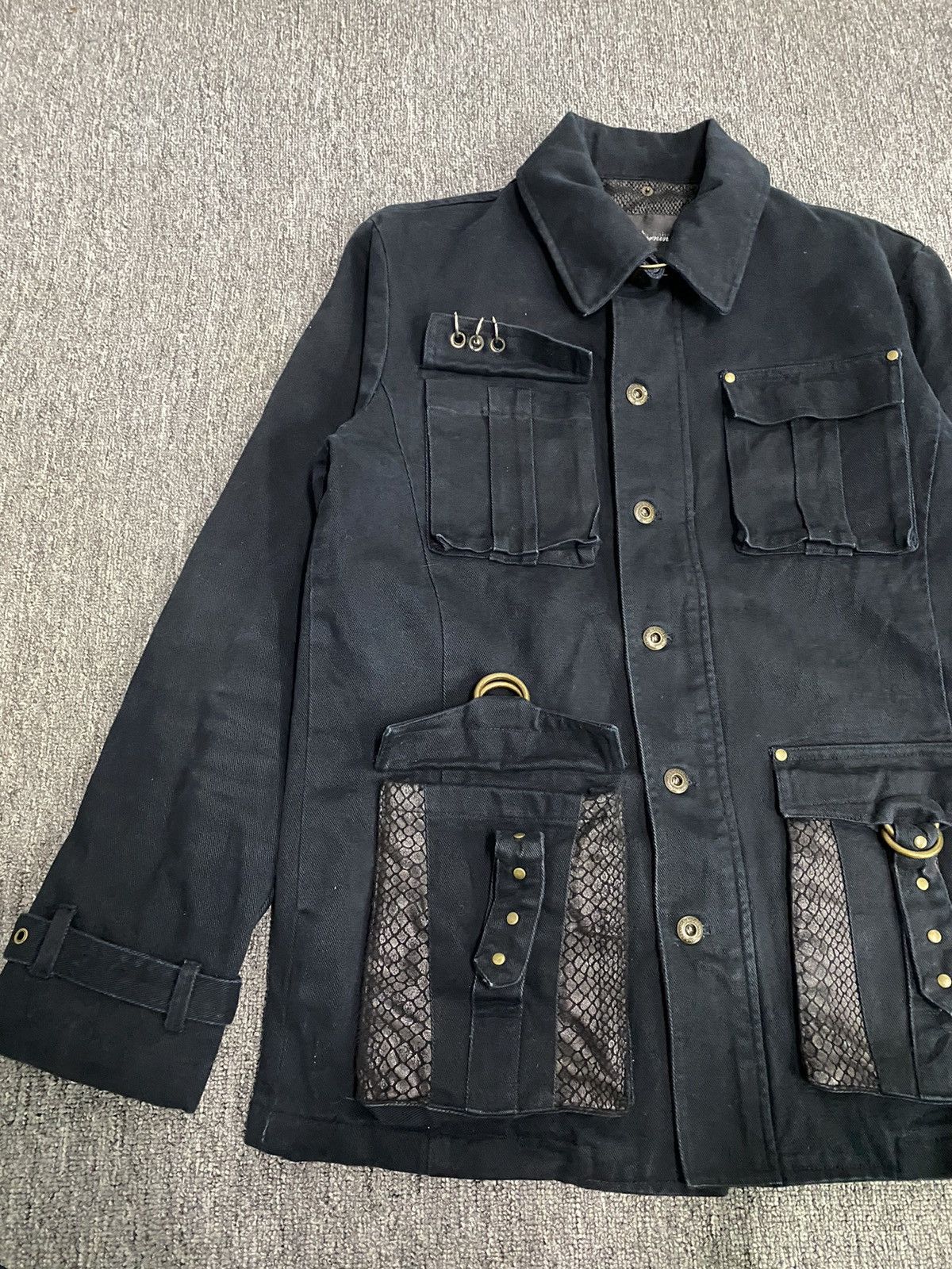 If Six Was Nine × Japanese Brand × Le Grande Bleu (L.G.B.) Bernings Sho Seditionaries Snake Motive Jacket Size US L / EU 52-54 / 3 - 8 Thumbnail
