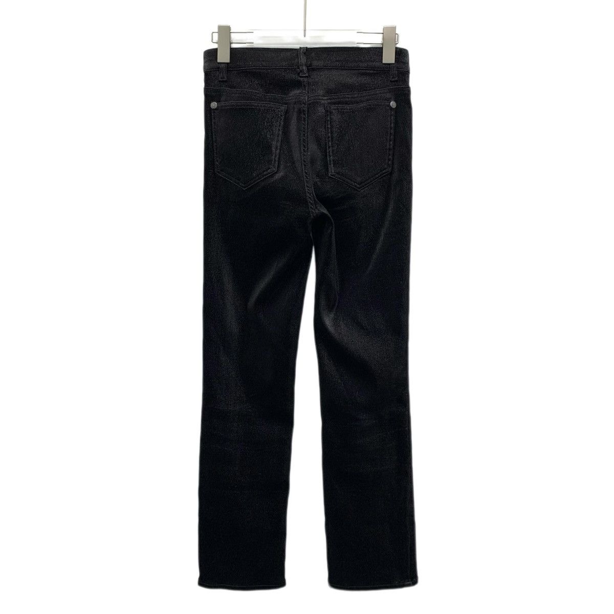 Chanel Chanel Black Vintage Washed Cotton Casual Denim Pants K26WX Size 25" / US 0 / IT 36 - 2 Thumbnail