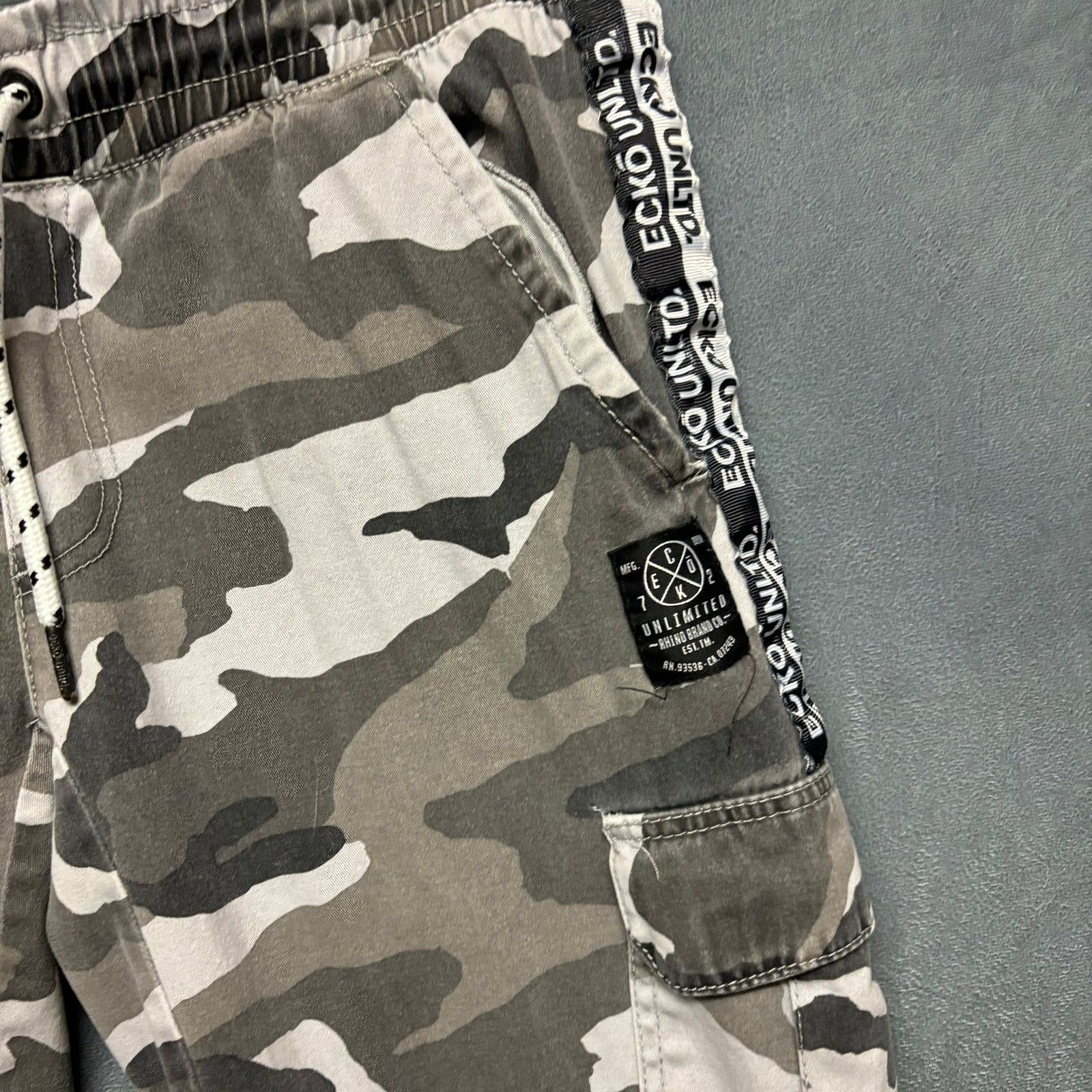 Ecko Unltd. Vintage Ecko Unltd Joggers Army Camo Cargo Men Medium Size US 34 / EU 50 - 10 Thumbnail
