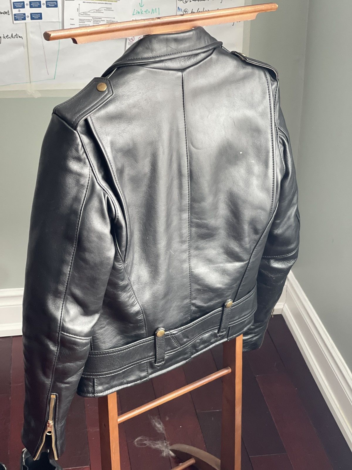 Vanson Leathers vanson c2 leather jacket rare 32 Size US XS / EU 42 / 0 - 2 Thumbnail